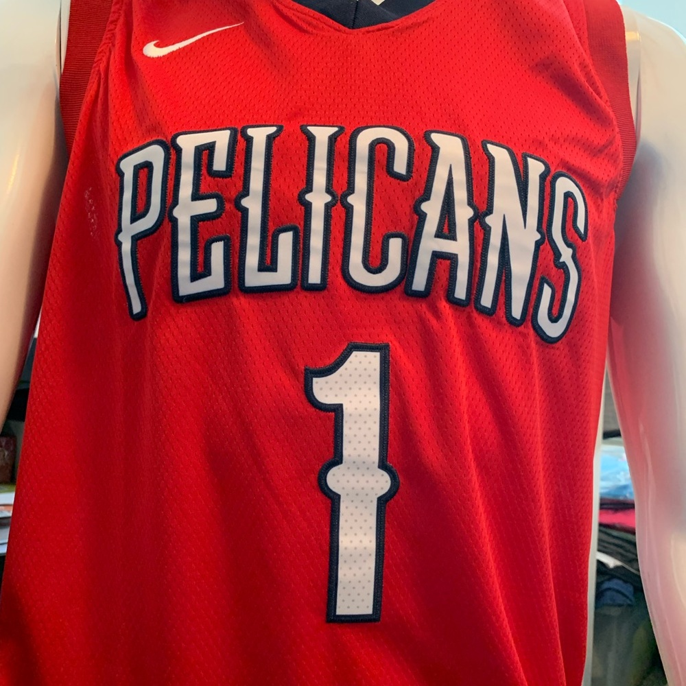 Zion Williamson Pelicans Red Alt Home Large Jersey